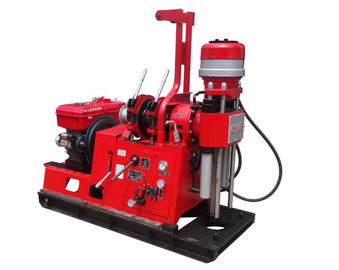 قدرت بزرگ اسپیندل Speed ​​Diamond Drill Rig 22kw 1470rmp عمق حفاری تا 600 متر