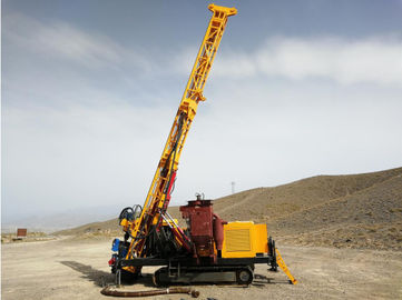 RC300 Full Hydraulic Top Drive Crawler Core Drill Rig Borehole عمق 300 M