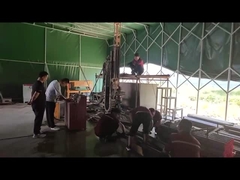 دکل حفاری هسته زیرزمینی هیدرولیک با قدرت موتور 75 کیلووات با NQ 500 متر