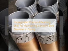 پوسته گشوده شده الماس برای حفظ قطر ثابت سوراخ در هسته